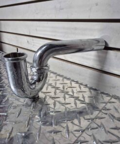 Drain gooseneck with pipe