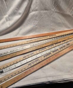 Assorted yardsticks