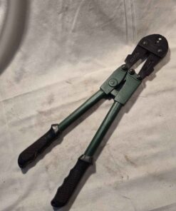 Heavy duty cable clamp crimping tool