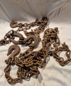 Qty 2 chains with hooks