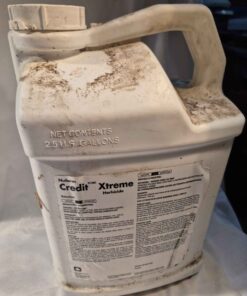 Credit extreme herbicide partial container