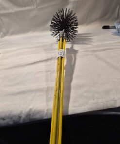 Chimney brush with 30 feet of rod