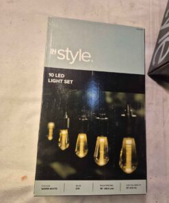 In style LED string light set