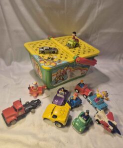 Toy cars picnic basket and more