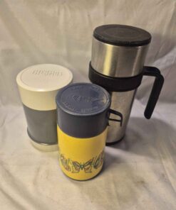 Qty 3 Thermos