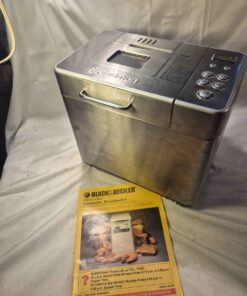 Bread maker with manual