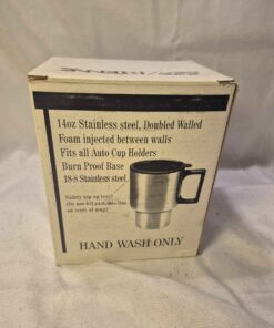 14 oz double wall stainless coffee travel mug