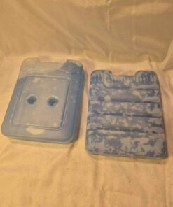 Qty 2 reusable ice packs used