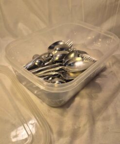 Margarine container of cutlery