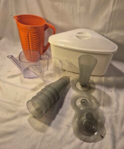 Pitcher with lid triangular container and more