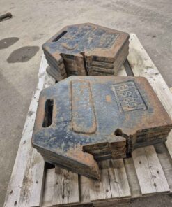 Genuine CASE branded front weights