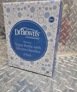 Dr Brown's sippy bottles with silicone handles