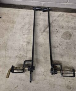 Qty 2 brackets with quick release pins