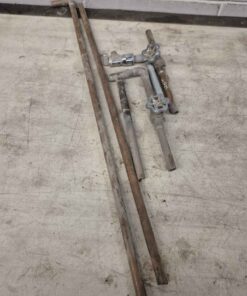 Copper pipes and brass valves