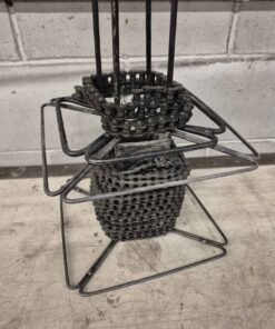 Partial rolls of number 50 and 41 roller chain