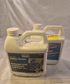 Siding cleaner one almost full one fairly empty