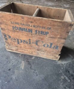 Vintage wooden Pepsi crate