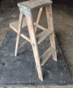 Vintage wooden step ladder