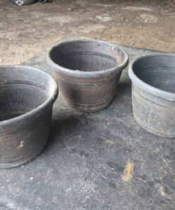 Qty 3 decorative planters