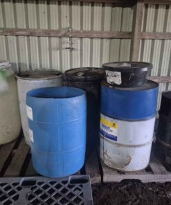 Joblot metal and plastic drums