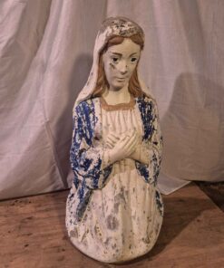 Cement garden statue virgin Mary