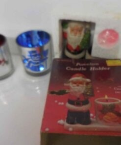 Christmas tea candle holders