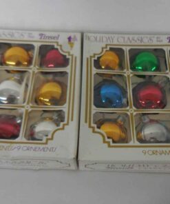 2 boxes of "Holiday Classics" tree ornaments