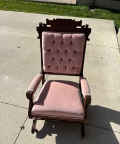 Pink rocking chair
