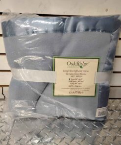 Oak Ridge comforts twin size satin fleece blanket