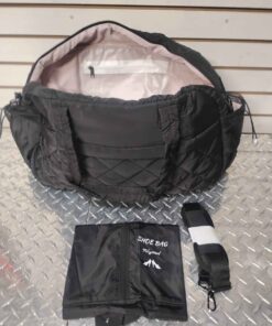 Luxurious travel bag with shoe bag