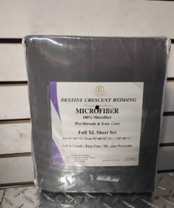 Black full XL sheet set Destiny Crescent bedding