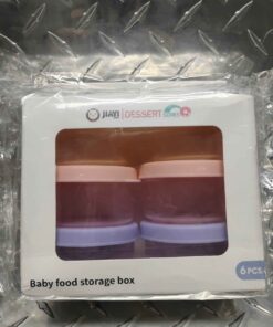 6 piece baby food storage