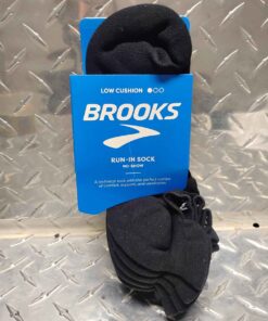 Brooks low cushion run in socks
