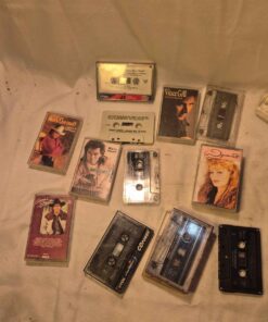 Assorted country cassettes
