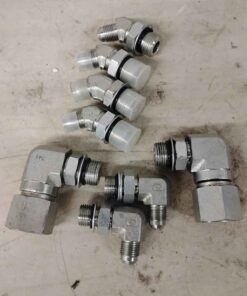 Qty 8 mostly Oring hydraulic fittings