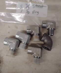5 street and 1.regular.. 3/8" elbows