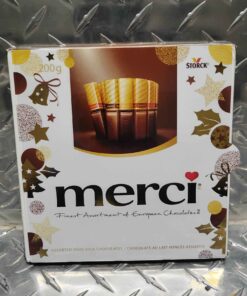 Merci dark brown box chocolates.... beyond BB Date