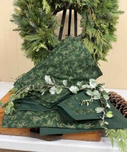 Set of 8 Reversable Handmade Placemats and Pot holder