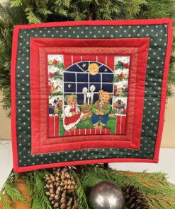 Quilted Teddy Bear Wall Hanging
