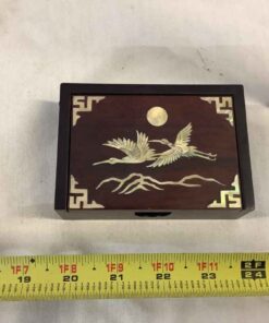 Abalone Inlay Wooden Trinket Box