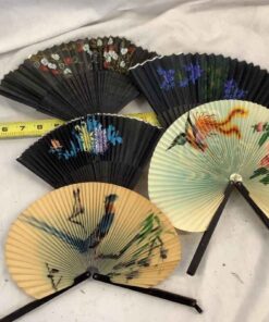 Hand painted Folding Fans (5)