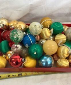 Various ball shaped Christmas Ornaments