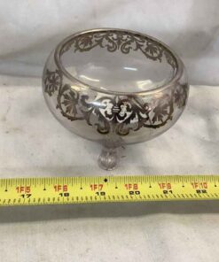 Silver overlay souvenir bowl - T Eaton Co. 1936 Postmasters Conference