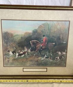 Framed Artwork “ A Shortcut to the Meet” 32” x 26”