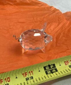 Swarovski Crystal Pig