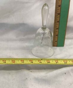 Crystal Hand Bell - etched