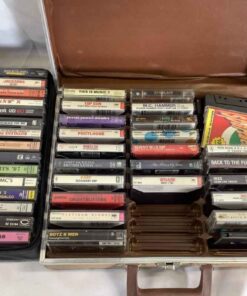 Variety of Cassette Tapes in cases