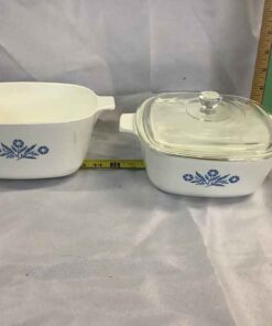 Vintage Corningware Casseroles (2 dishes, 1 lid)