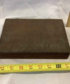 B + H No 7 Wooden Cigarette Box