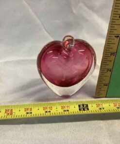 Heart shaped Cranberry Perfume with stopper